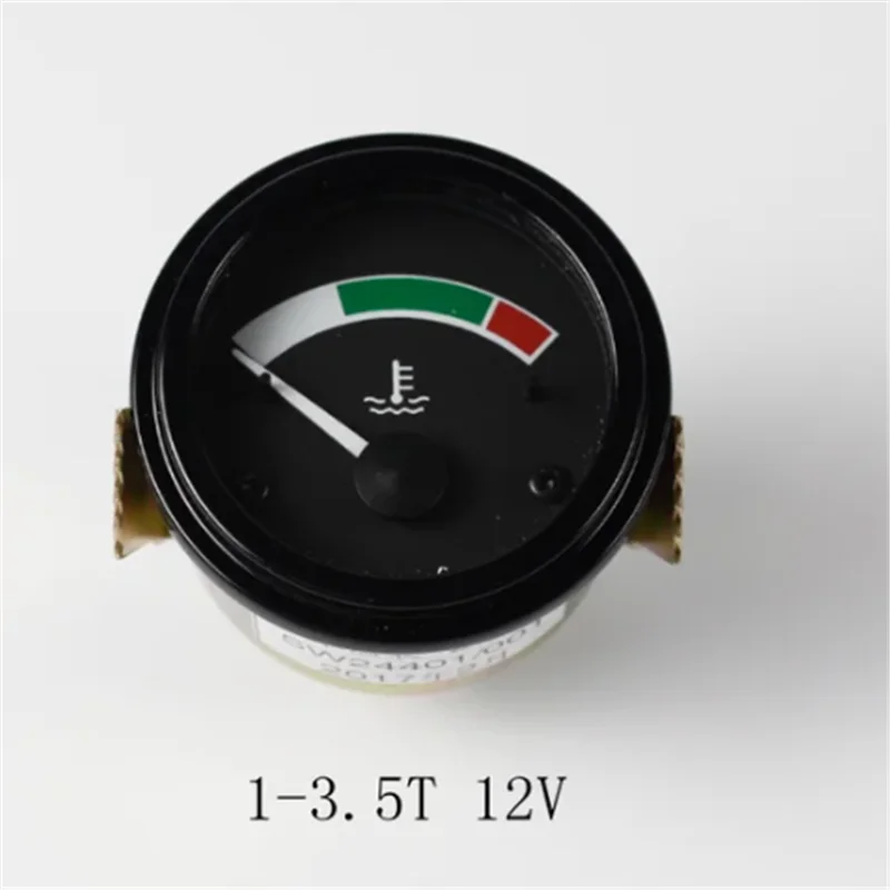 Forklift Dashboard Water Temperature Meter Electromagnetic 12V 1-3.5T 24V 4-10T Suitable for Old Forklift