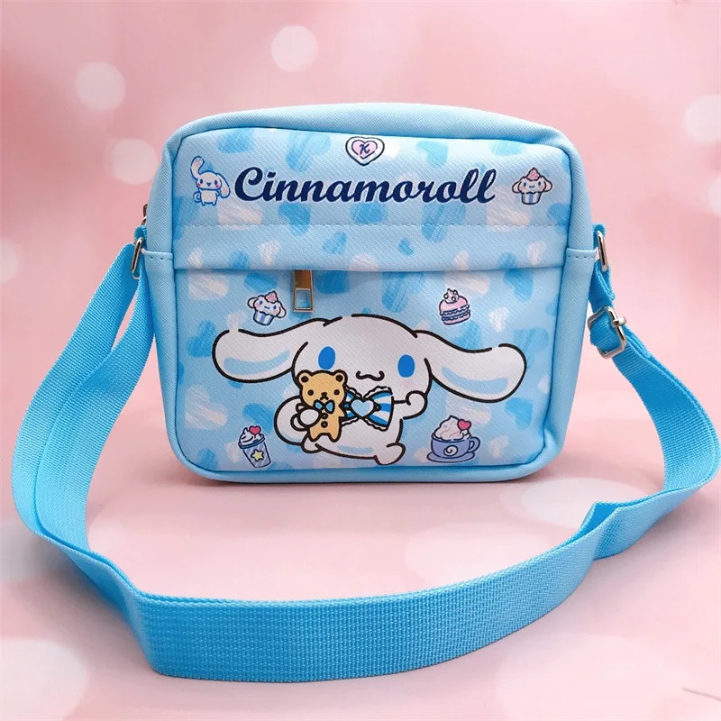 

2023 HelloKitty Shoulder Bag Kawaii Sanrio Mymelody Kuromi New Cartoon Children's Crossbody Bag Cute Girl Shopping Storage Bag