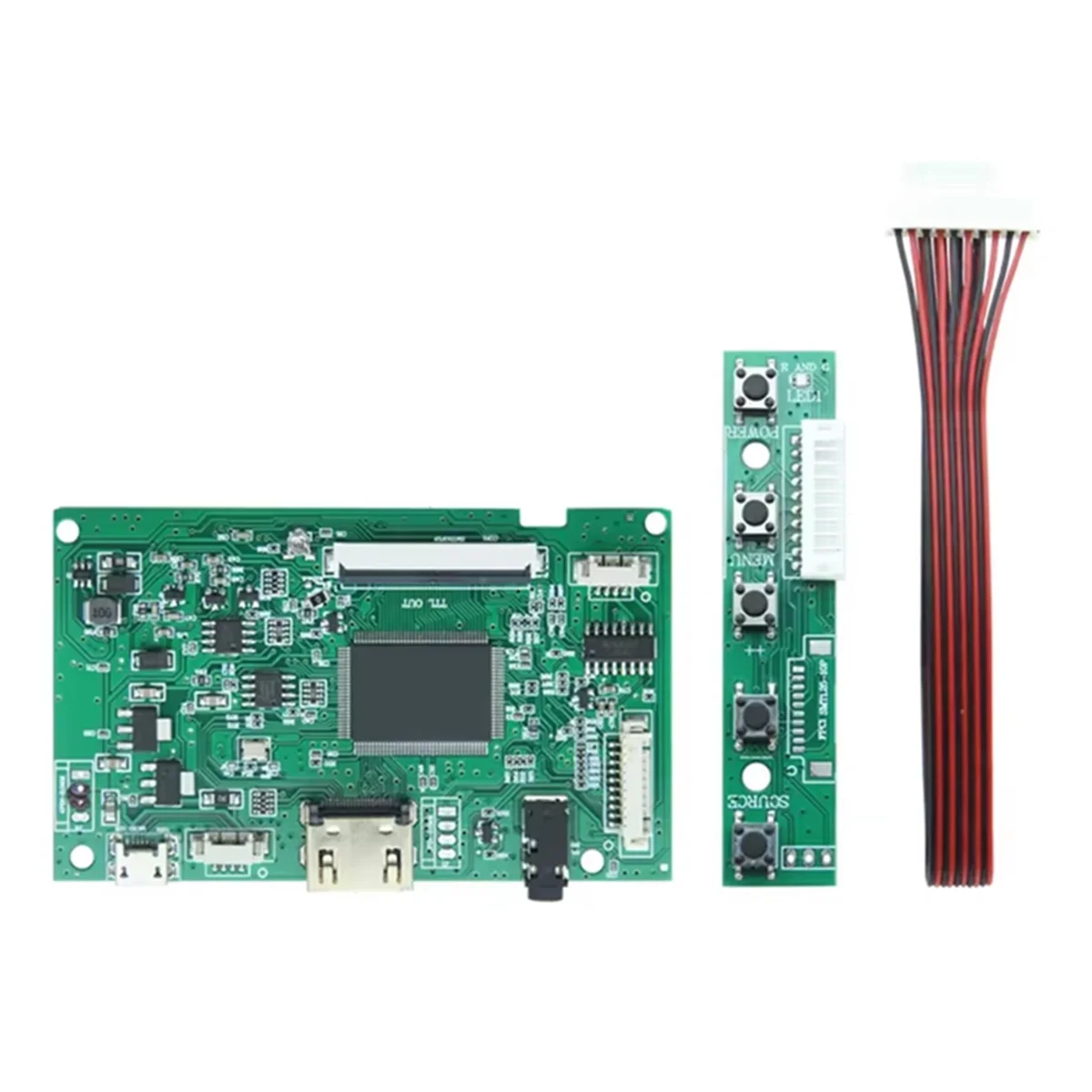 A20M Driver Board LCD Screen Controller -Compatible for 800x480 TTL 50Pin Innolux AT070TN90 AT090TN10 AT070TN93 AT080TN52