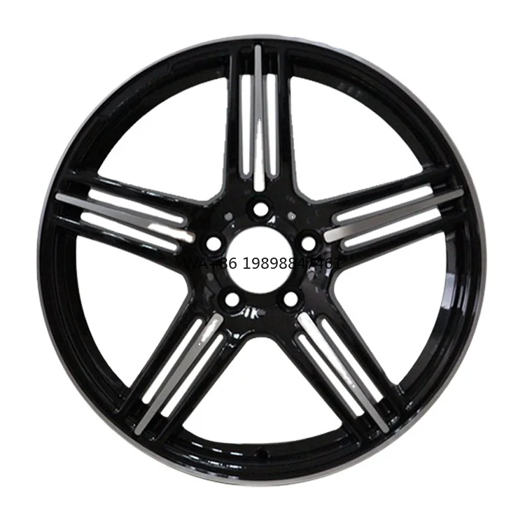 

New Black Color 5x112 A356 Aluminum Casting Alloy Wheels 17 18 19 Inch for MERCEDES for #02055