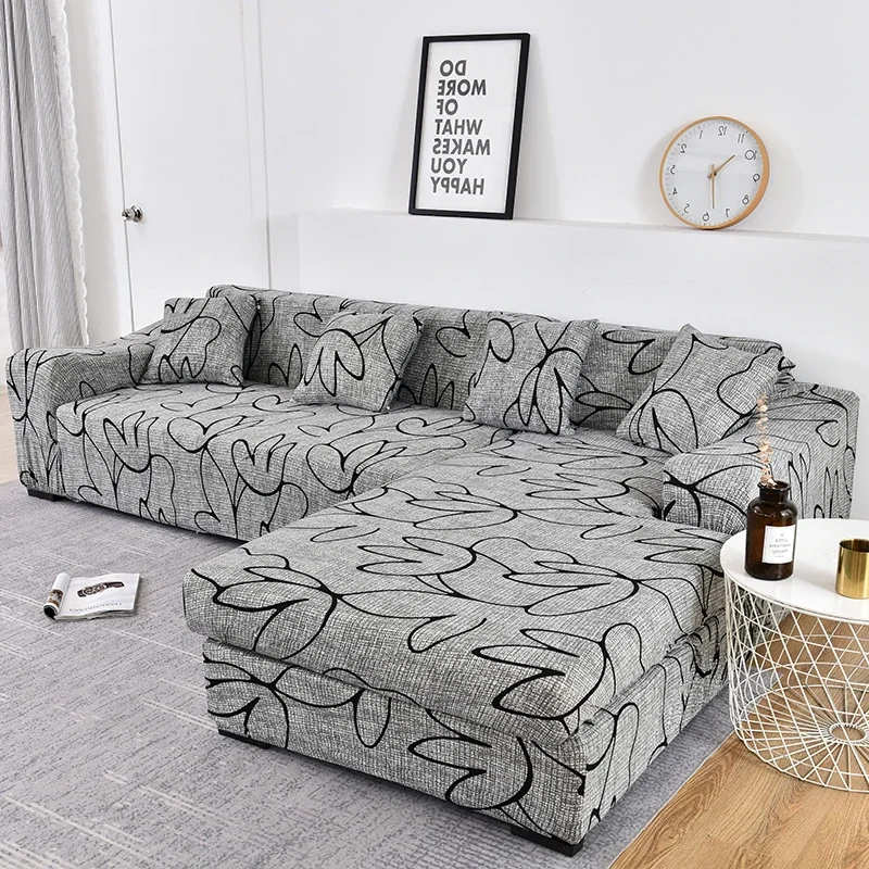 sofa cover elastic couch cover sectional chair cover It needs if corner sofa your 2pieces cover sofa order sofa L-shape is