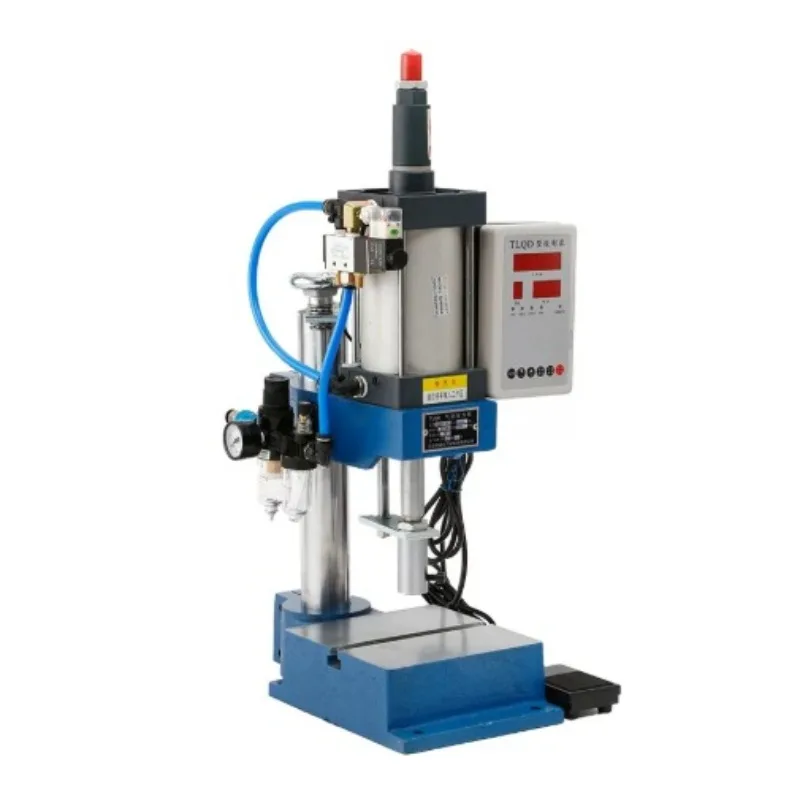 Industrial Bench Pneumatic Punch Press 110V/220V Precision Punching Riveting Tool