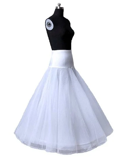 Baru Hitam Rok Dalam Garis 2 Layer Tulle Pernikahan Pengantin Petticoat Memetiknya Crinolines