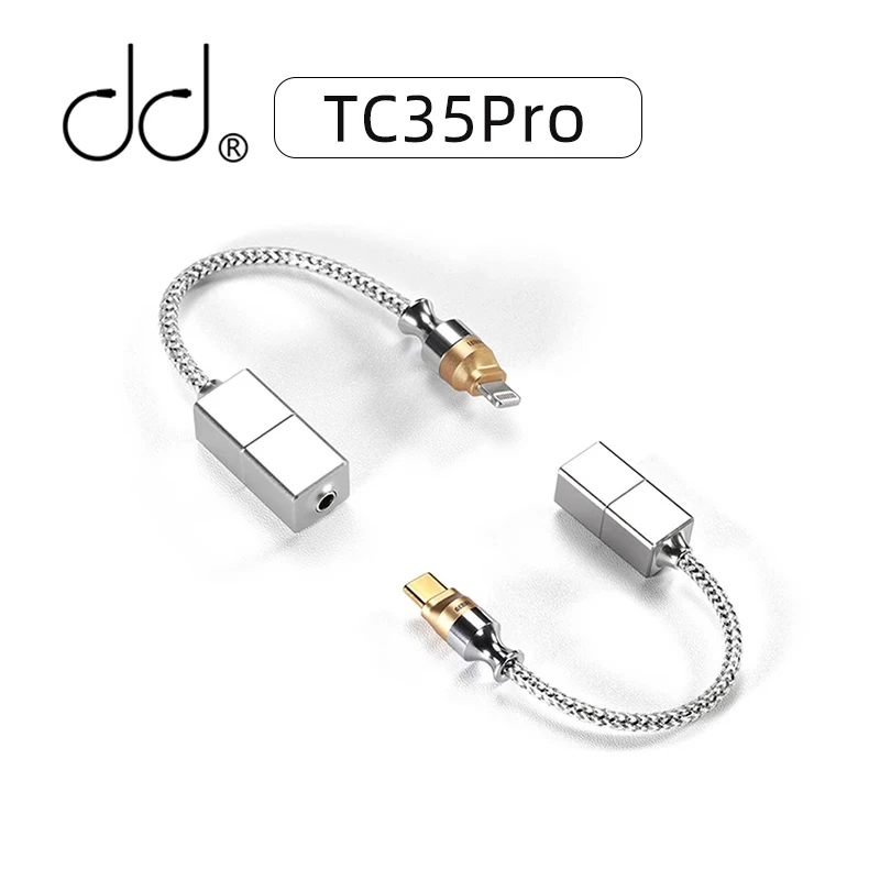 

DD ddHiFi TC35Pro 2nd Gen Eye2 (E2), USB-C / Light-ning to 3.5mm DAC Dongle, CS43131/ES9603Q Chips, 32bit/384kHz PCM / Native256