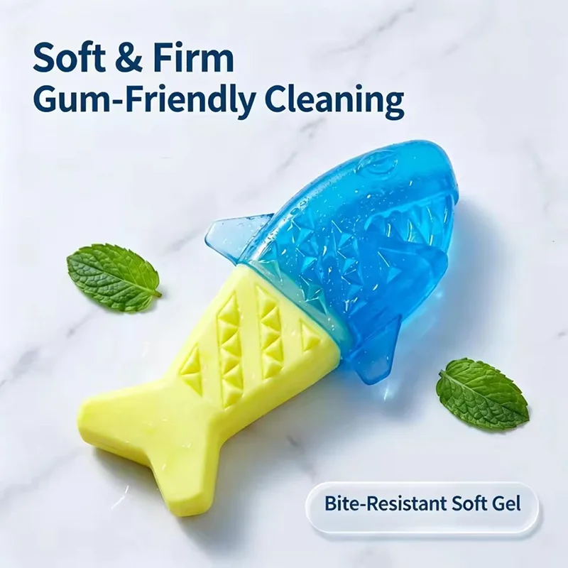Teeth Cleaning Dog Chew Bone - Brinquedo para Cães em TPR com