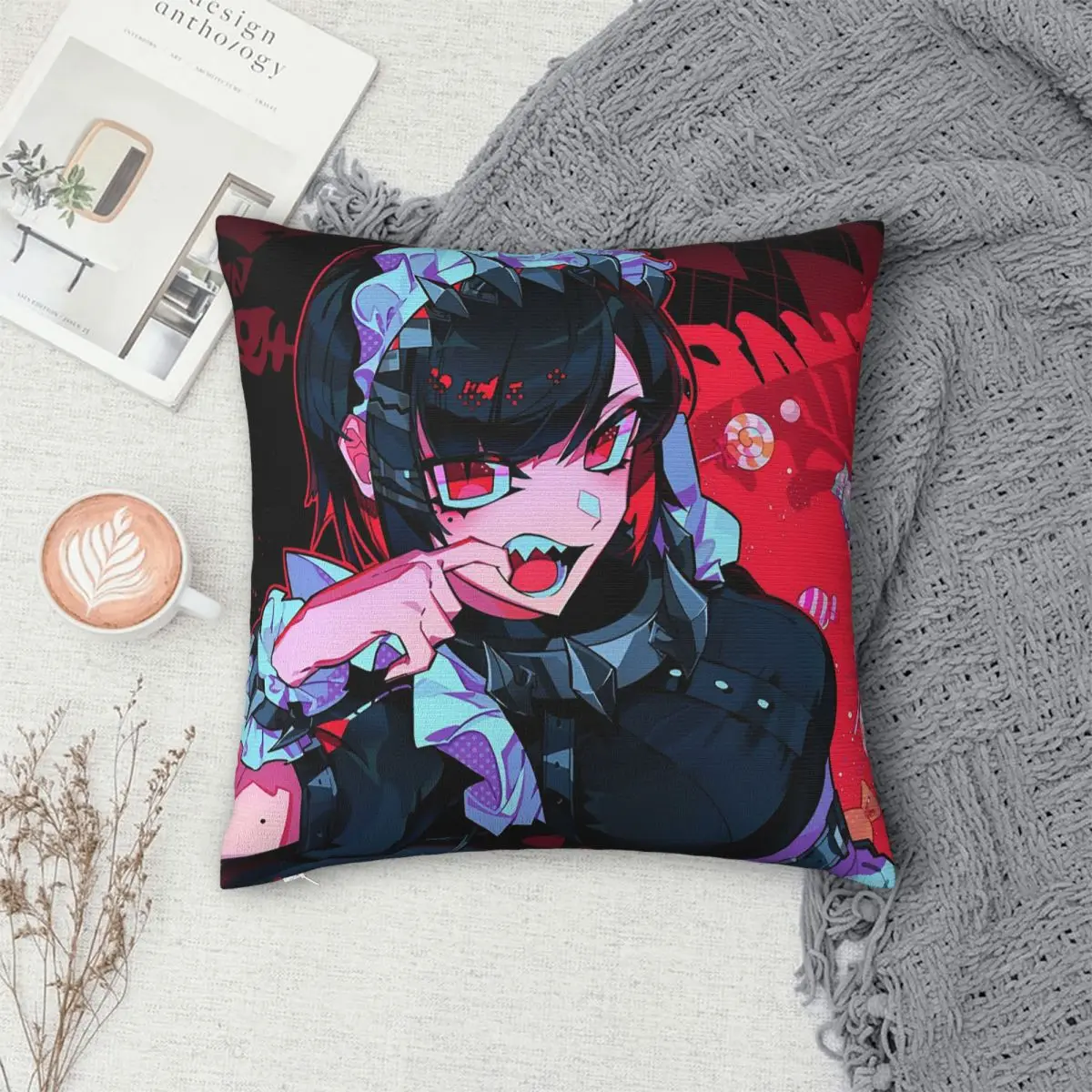 Game Zenless Zone Zero Ellen Joe Square Pillowcase Pillow Cover Cushion Zip Decorative Comfort Throw Pillow for Home Car