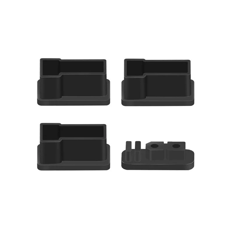 1Set Soft TPU Port Plug Dustproof Moisture-proof Battery Protection Cover Quick Assembly Modified Parts for AVATA 1 Drone Model