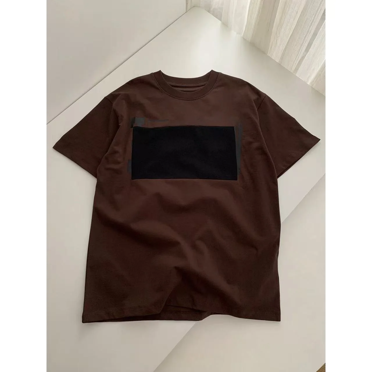 

KAILE High-Grammage round Neck Short Sleeve T-Shirt Unisex Oversized Fit Printed Lettering Comfortable Breathable Sweatshirt