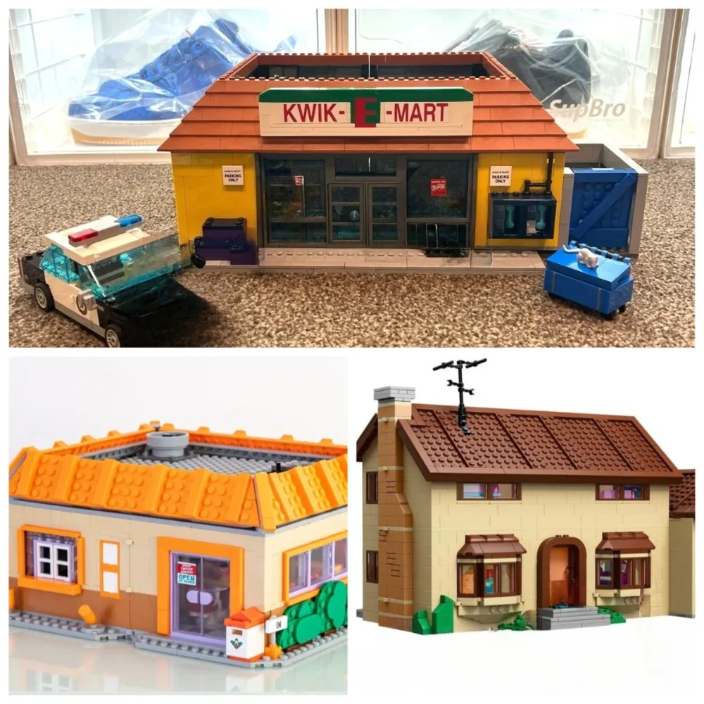 

Supermarket and restaurant Building Blocks Sets Compatible With Legoed Particles Suitable For Christmas Gifts 71016 71006 10352