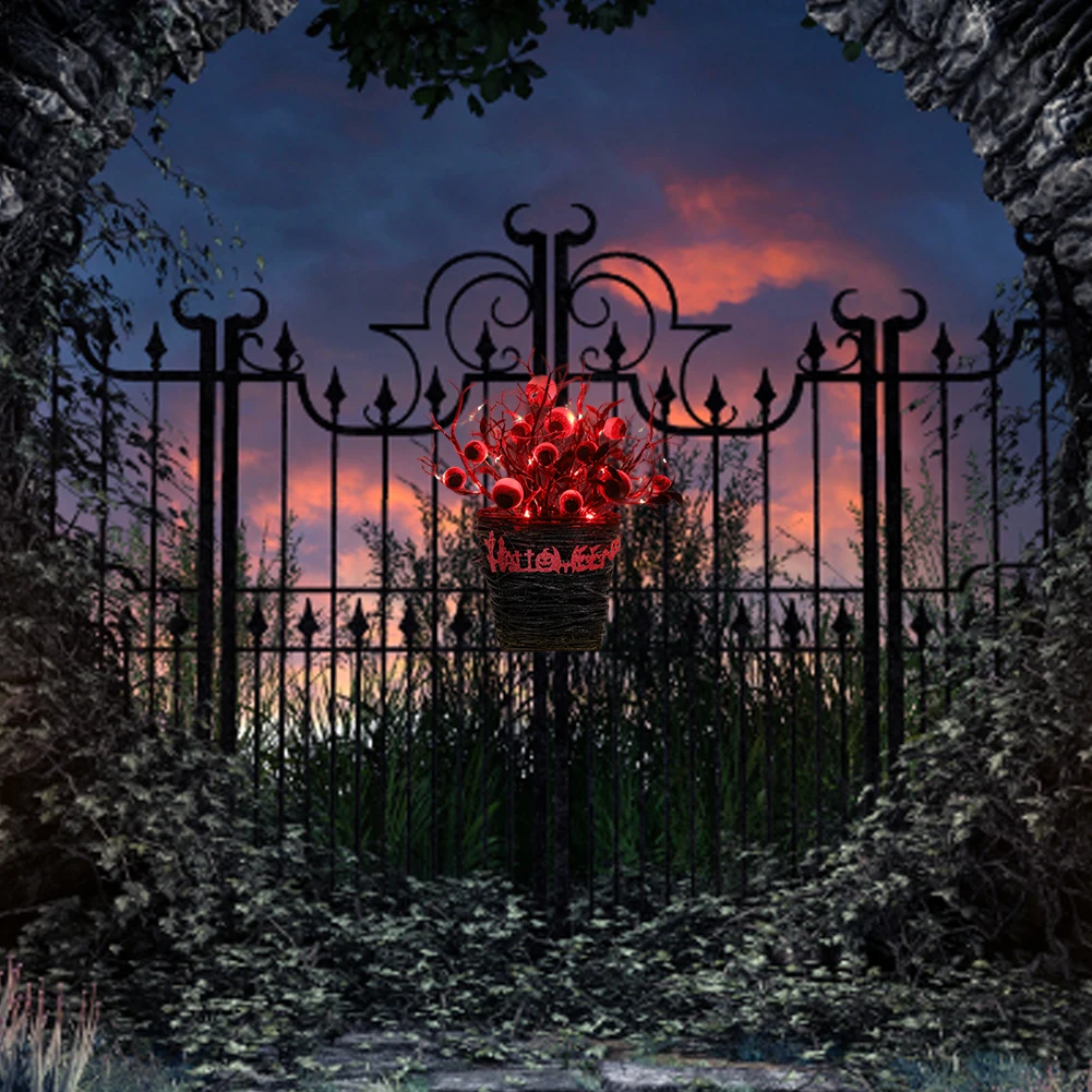 Ramo de flores de globo ocular Ramo de globos oculares de 14,96 pulgadas (con luces)