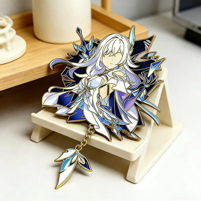 Silk Kirk Metal Badge High-value Fanren Two Game Merchandise Millet Two-dimensional Gift for Friends