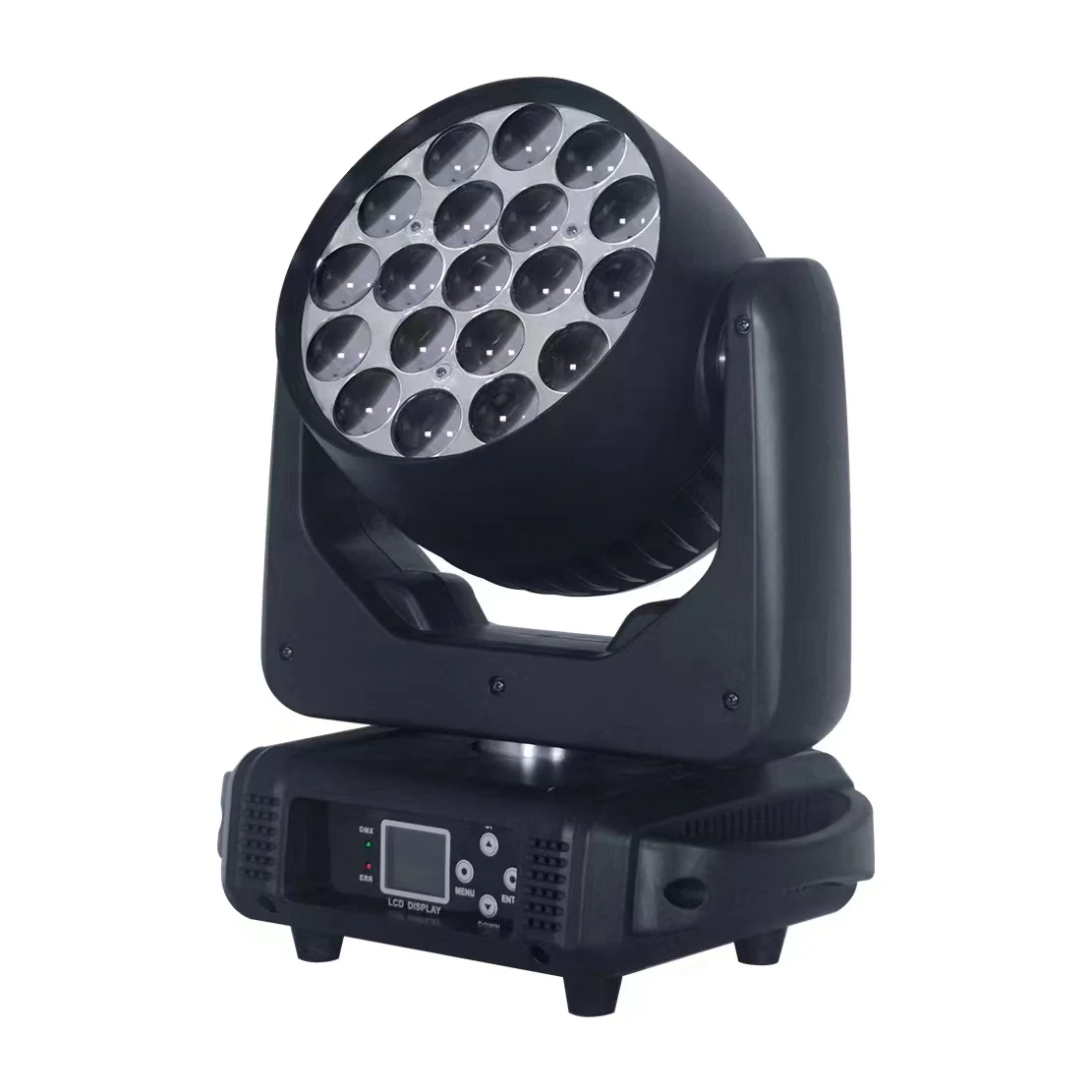 

2/lot with flight case Led Wash Zoom 19x15w Rgbw 4 in 1 ring effect beam Moving Head Light For Dj Lights Nightclub Disco