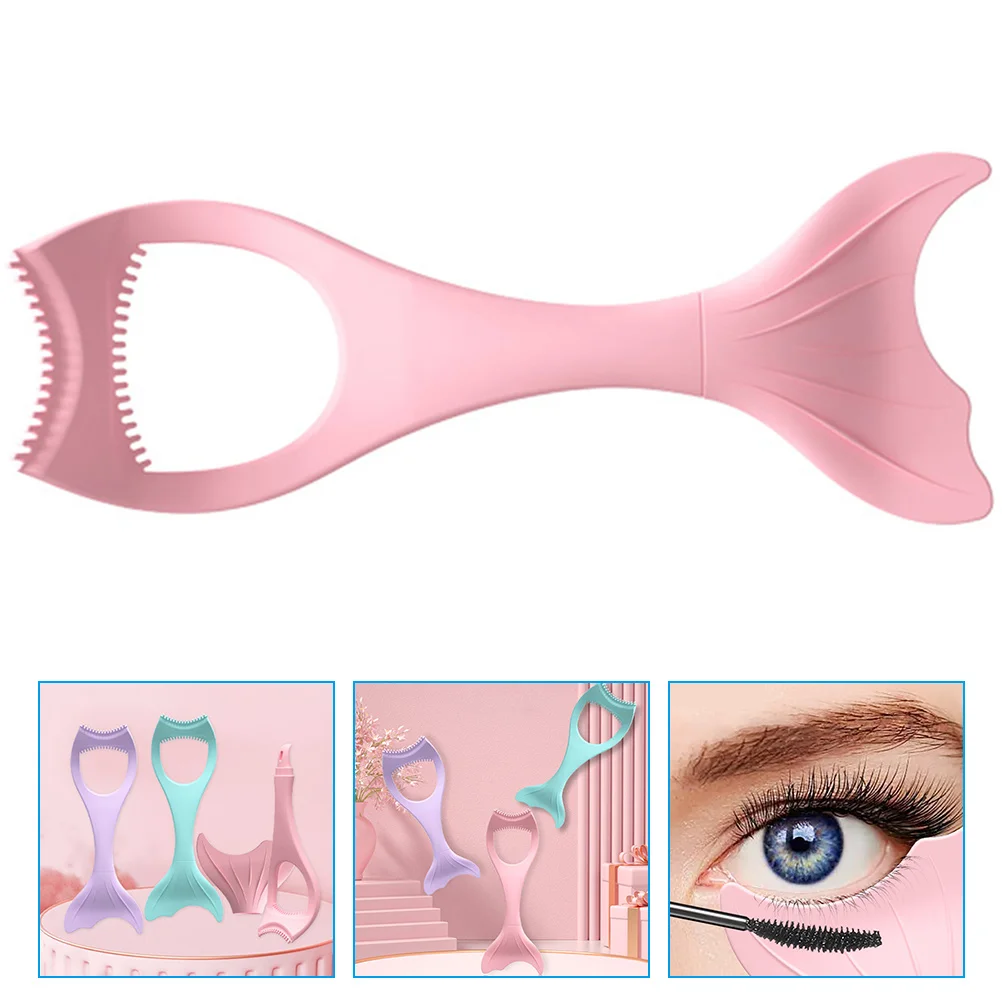 

Mascara Eye Makeup Aid Cosmetics Tools Applicator Lipstick Wearing Eyelash Helper Pink Stencils for Girl