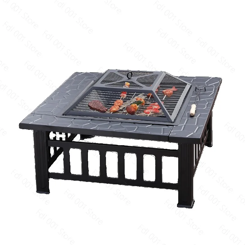 Multi-functional Removable Barbecue Stove Home User Outdoor Stove Set Courtyard Charcoal Charcoal