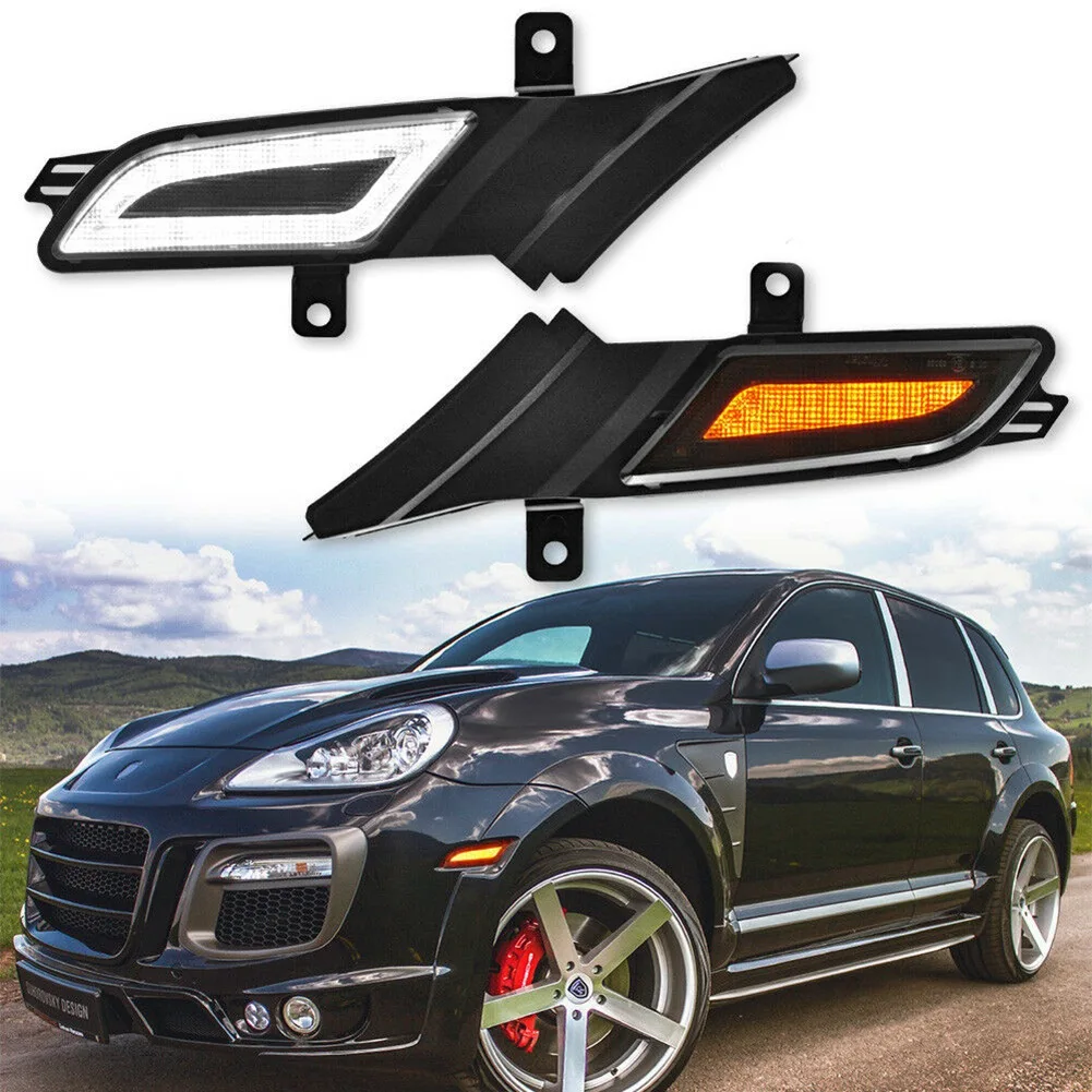 LED geräucherte LED-Seitenmarkierungsleuchte, Blinkerleuchte für Porsche Cayenne 957, 2007–2010