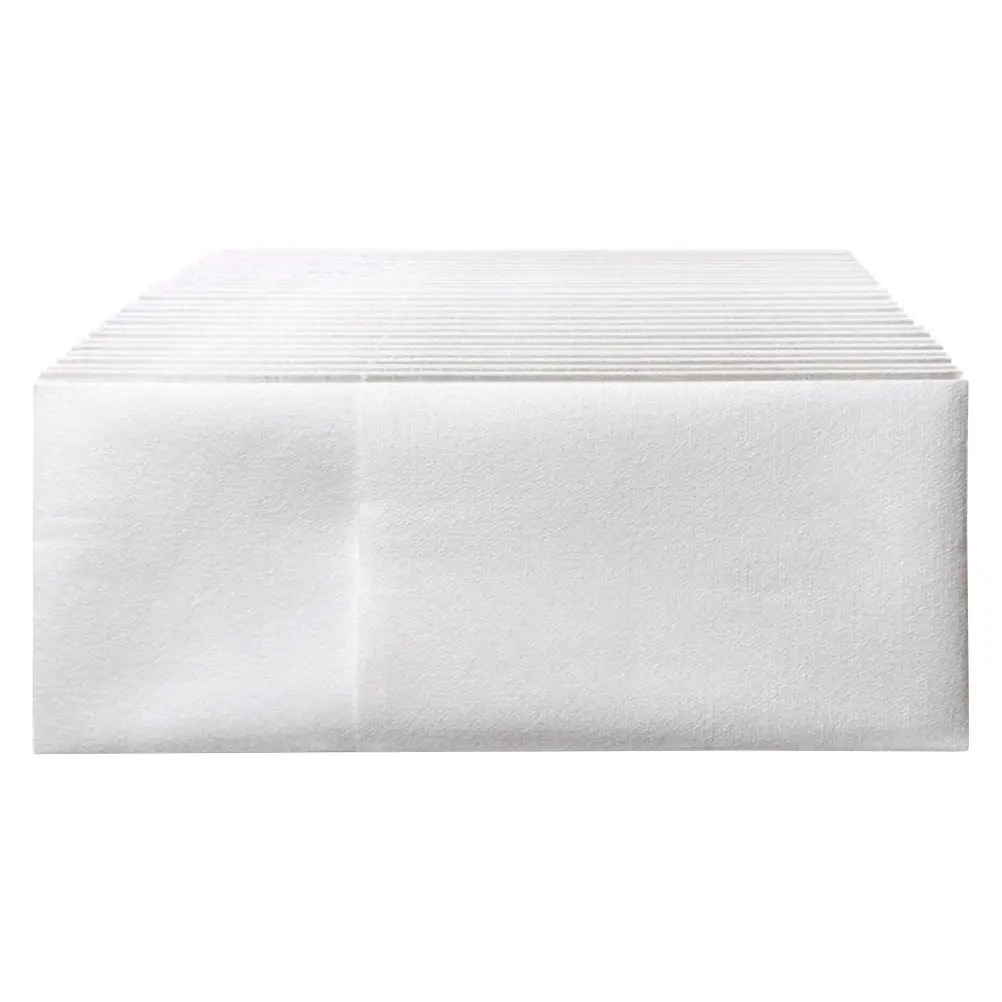 

50Pcs 40x40cm Disposable Pocket Napkins Thickened White Paper Napkins for Dinner Wedding Party Hotel Restaurant Table Setting