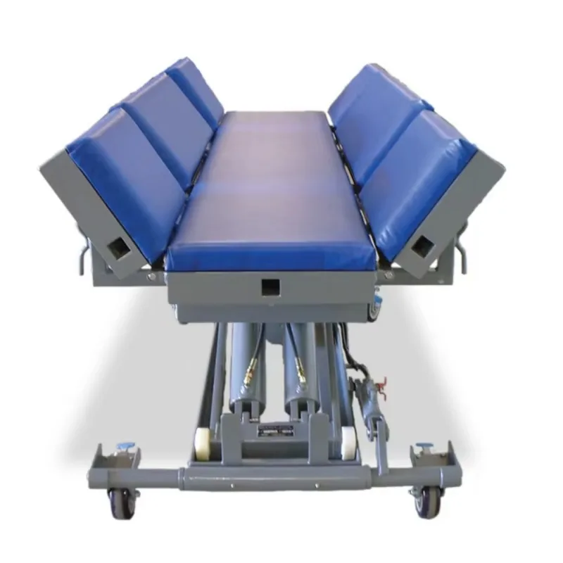 Mesa quirúrgica de operación veterinaria para caballos, animales grandes, toro, vaca, ganado, mesa ecuina Lateral Dorsal de acero inoxidable