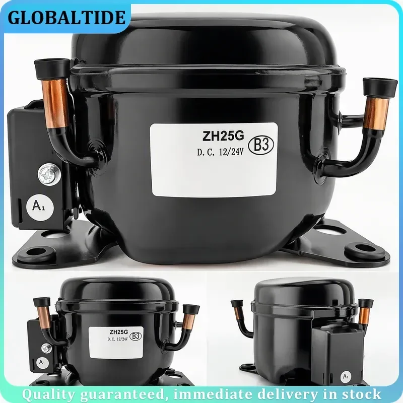 Compressor 12V 24V DC DC Suitable for Car Ship Refrigerator Freezer Mini Refrigerator Freezer Compressor ZH25G35G