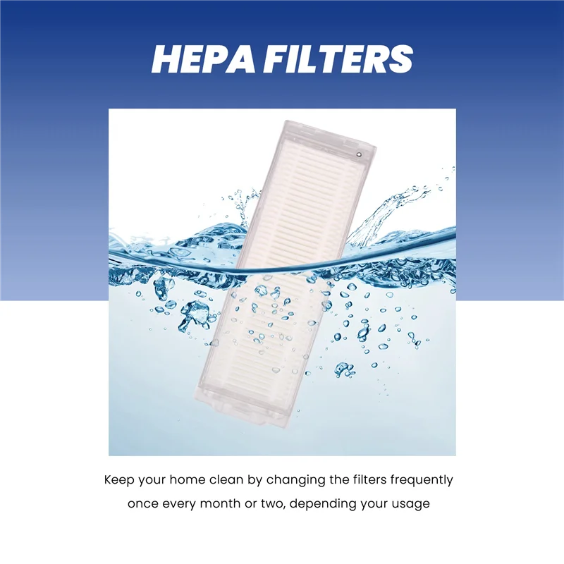 A01V-HEPA Filter For Xiaomi Mi Robot Vacuum Mop Pro STYJ02YM For Viomi V2 PRO V-RVCLM21B Vacuum Cleaner Parts