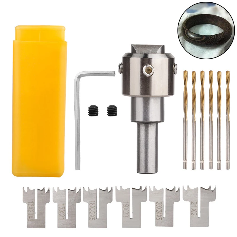 DIY Wooden Ring Drill Bit Multifunction Wooden Thick Ring Maker For Making Personalized Wooden Rings And Jewelry