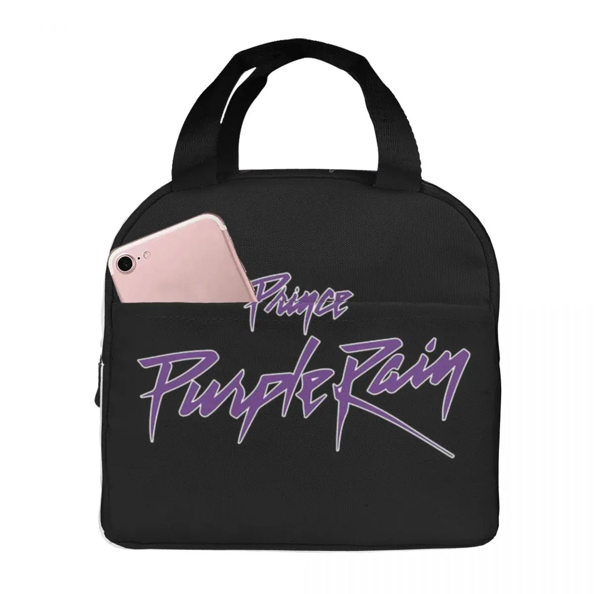 Purple Rain His Royal - Prince Lunch Bags Insulated Bento Box Waterproof Lunch Tote Picnic Bags Thermal Bag for Woman School