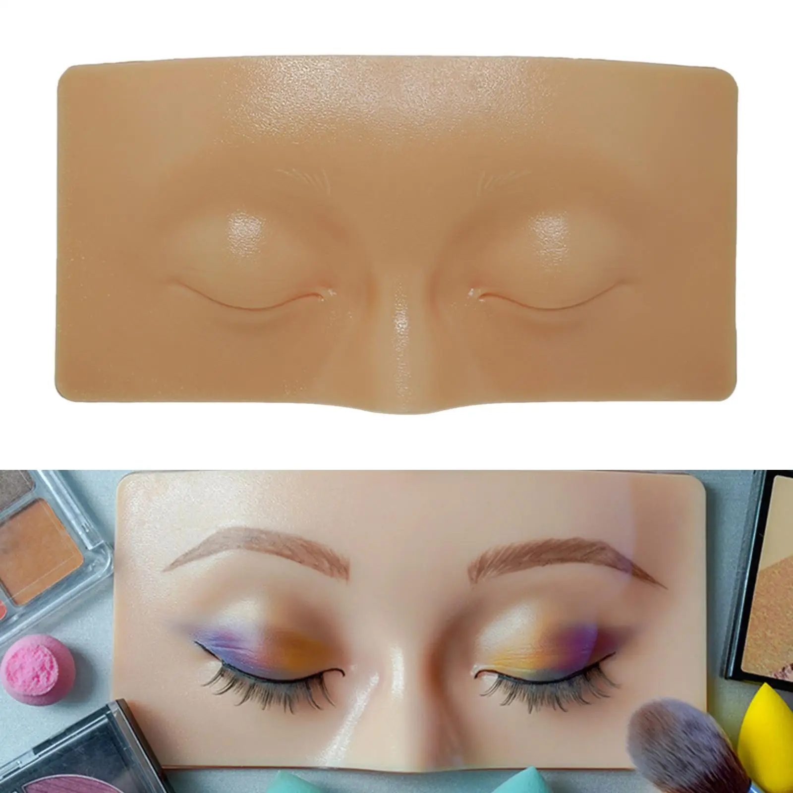 3D Make-up Praxis Gesicht wieder verwendbare Praxis Augen Make-up für das Training