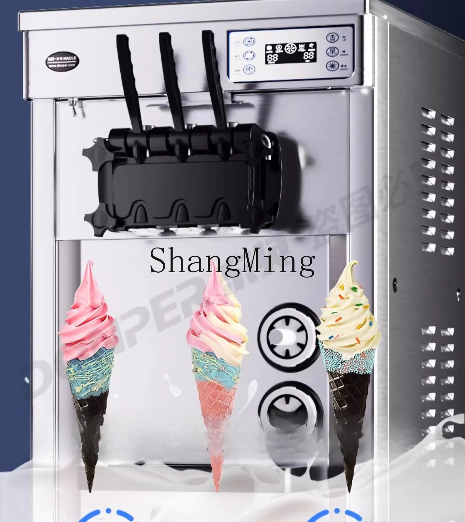 ZYY macchina per cono automatica commerciale verticale senza pulizia macchina per gelato soft