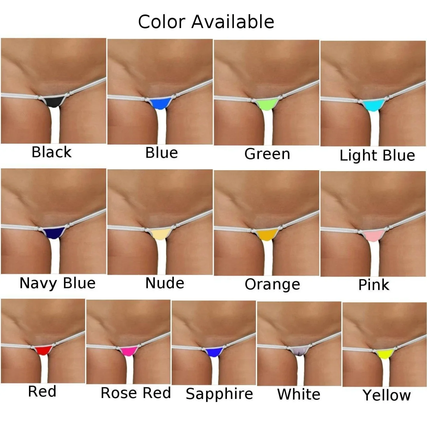 Women Low Rise Thong G-String Sexy Mini Panties Briefs Lingerie Underwear T-Back Seamless Briefs Tanga Thongs Thin Strap Panties