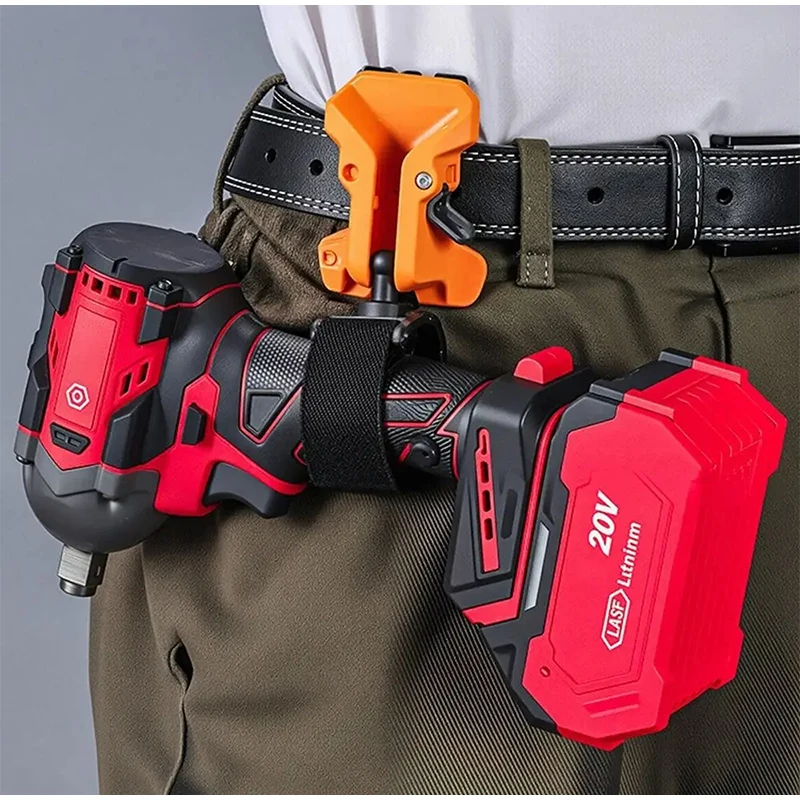 Self-locking Hand Drill Holder Belt Clip Quick Release High-hardness Quick-hook Power Tool Waist Hanging Portable Tool Organizer