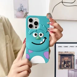 Phone Case for samsung galaxy A54 5g case A53 A24 A25 A52 S24 S23 ultra FE Cute monster Soft Anti-drop Silicone Cartoon Cover