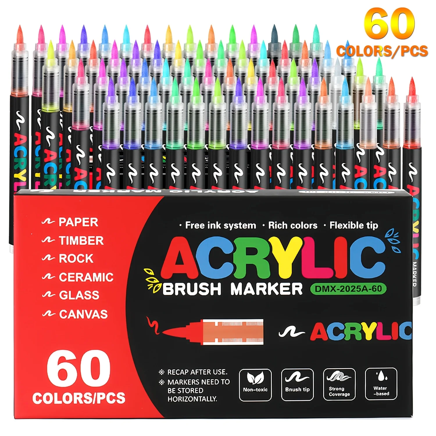 

Акриловые маркеры, водостойкие маркеры для рисования на камнях, дереве, ткани, керамике, стекле, холсте, товары для рукоделия