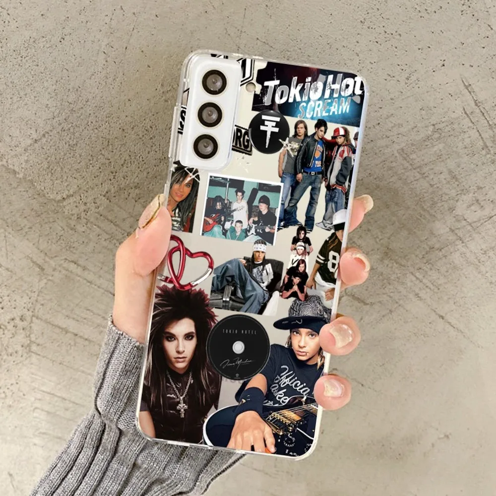 Singer Tom Bill Kaulitz Tokio Hotel Phone Case For Samsung S 20 21 22 23 for Redmi Note7 8 9 10 for Huawei P20 30 40 Clear Case