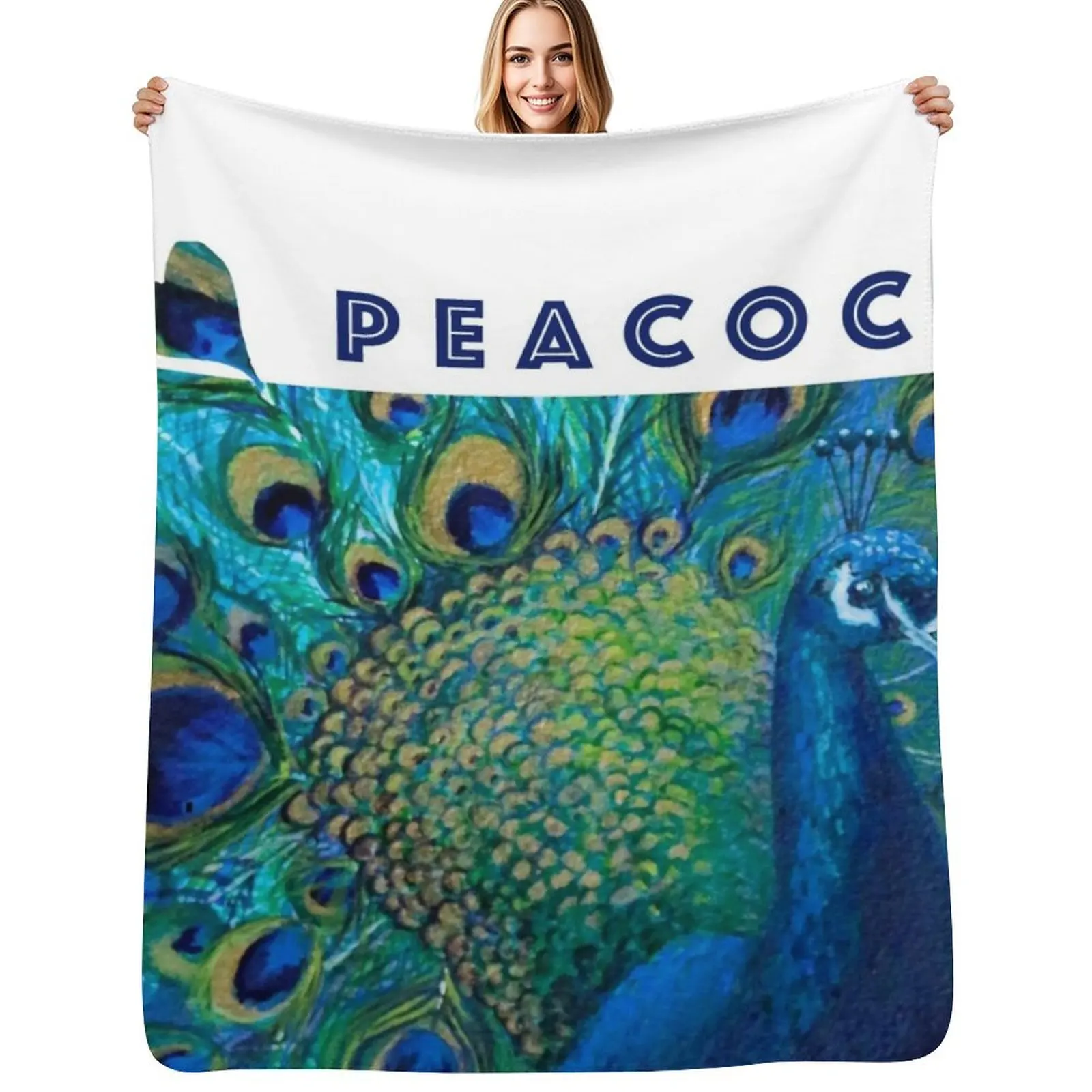 I love peacocks Throw Blanket Quilt Furry heavy to sleep Blankets For Sofas for sofa Baby Blankets