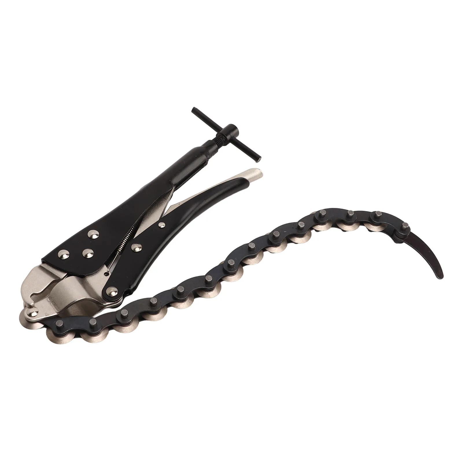 Locking Chain Pliers Clamp 15 Chains Vise Locking Wrench Pipe Cutter Tool Aluminium Alloy