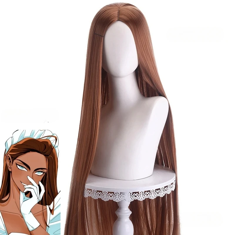 

Alien Stage Hyuna Cosplay Event Wig Set Long Brown Wig Luka Mizi Sua Ivan Till Idol Dress Up Halloween Party
