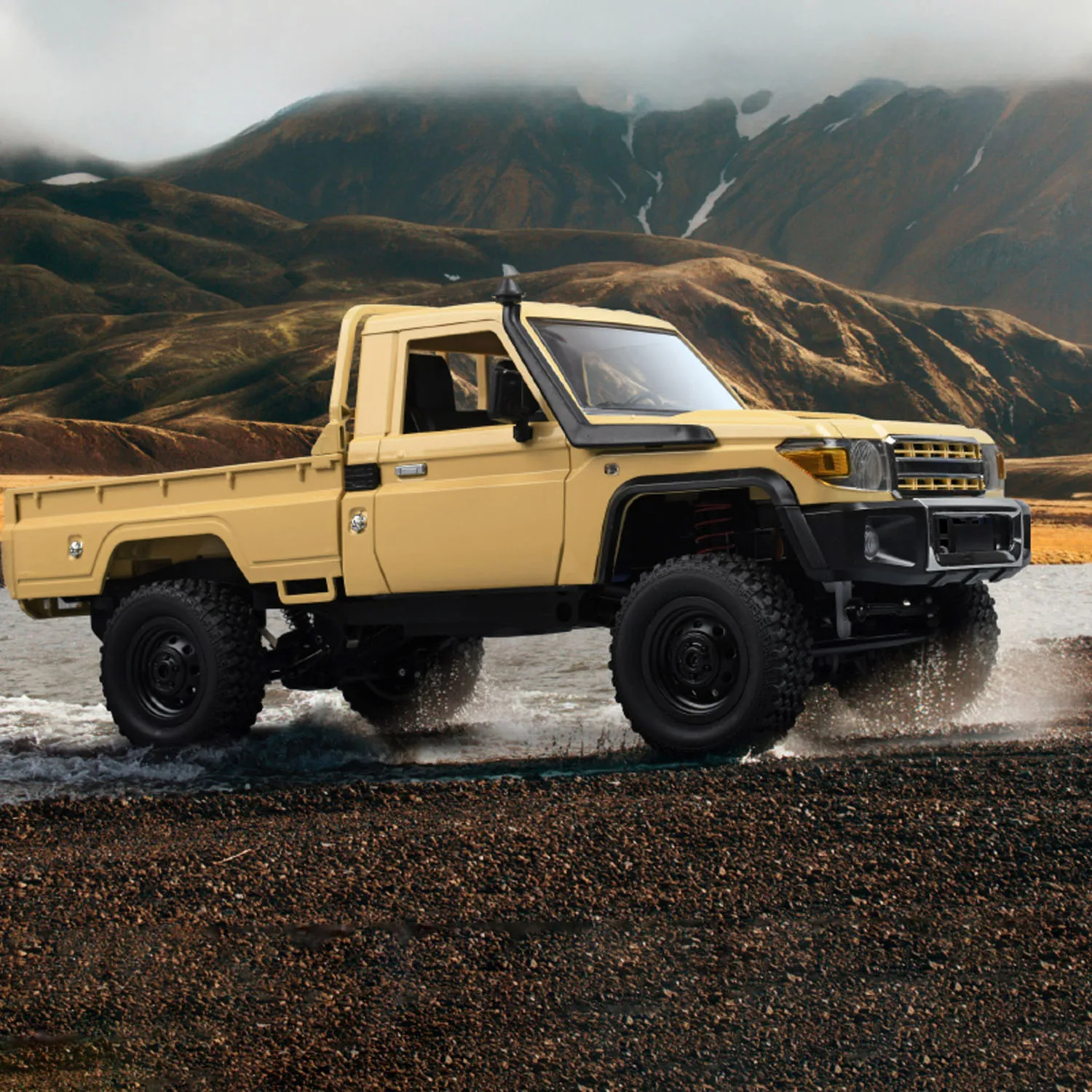 

1/12 4x4 JJRC MN 82 RC Off Road Car Crawler Pickup Truck Model 2 Speed Gearbox 7A Brushed ESC 280 Motor 46° Climbing Ability