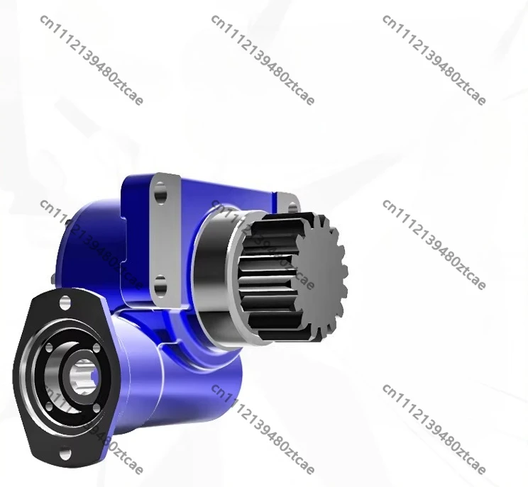 R72 Series Rotary Reducer Chassis Slew Drive Device Rotary Gearbox With Motor Compatibility For Industrial Machinery