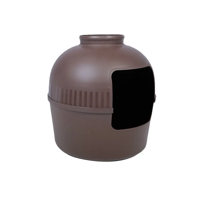 بيت وفيلا للقطط قابلة للفك، تصميم نباتات خضراء مغلقة، بلاستيك عالمي، 4 مواسم، شرفة مناسبة