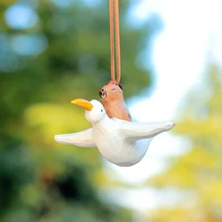 Cute Capybara Car Rearview Mirror Suspension Funny Auto Interior Decoration Pendant For Car Home Decoration Gift Car Accessories