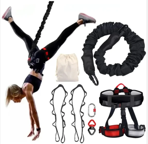 Aerial Bungee Jumping Equipment Full Set Yoga Bungee Dance Cord Yoga Bungee Dance