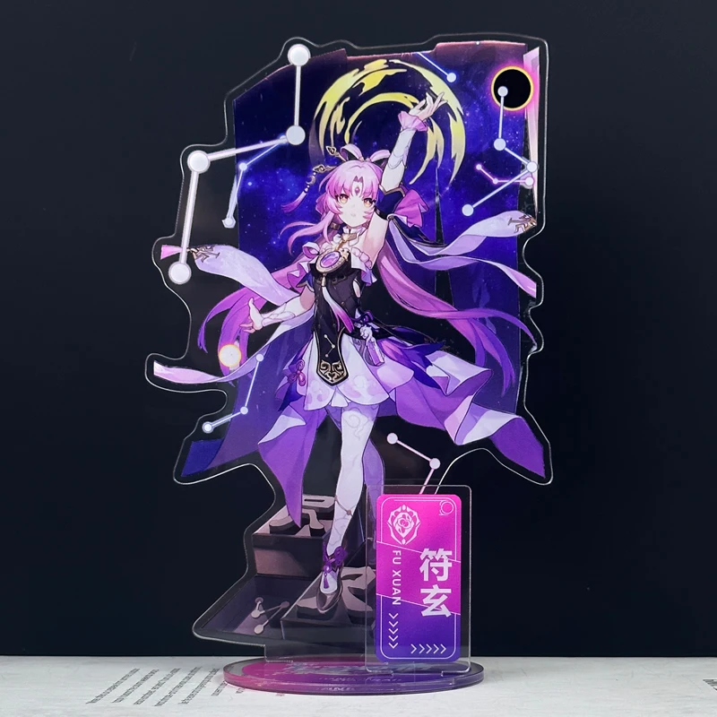 

Anime Honkai: Star Rail Fu Xuan Cosplay Indicative Board Acrylic Standing Sign Ornament Table Decoration Accessories Xmas Gift