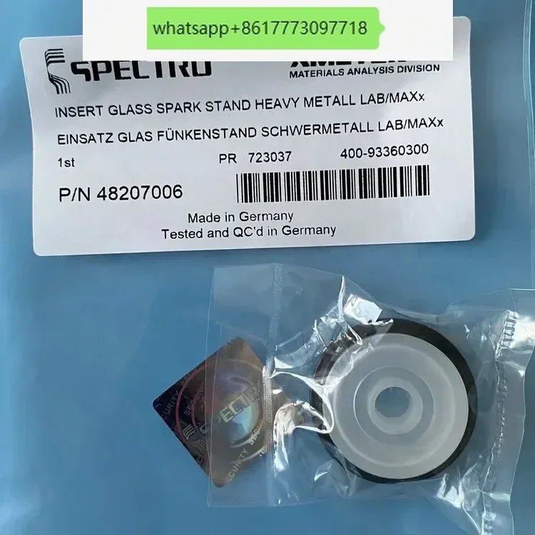 SPECTRO AMETEK 48207006 48207009 INSERT GLASS SPARK STAND HEAVY METALL LAB/MAXx Quartz Insert Spark Stand SpectroMaxx Asli