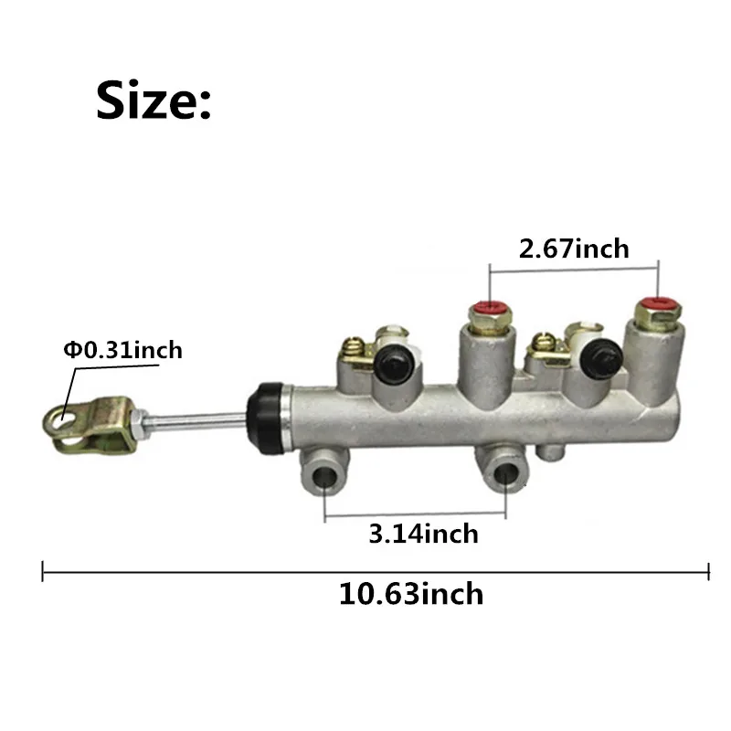 The brake master cylinder is suitable for the EAGLE MARSHELL LVTONG LANGQING four-wheel electric sightseeing vehicle