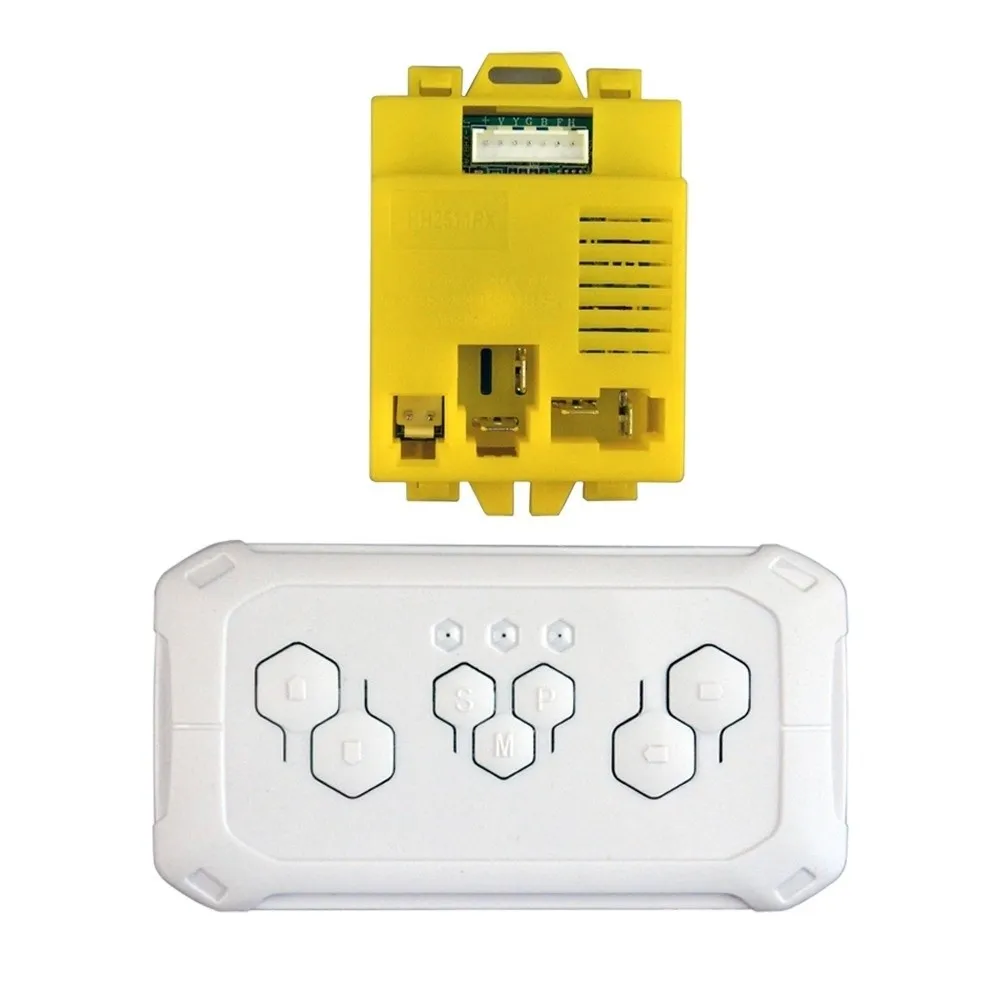 New HH2511 Remote Controller Plastic White Yellow Electric Vehicles RC Kids Electric Cars Replacement Parts RC Accessories