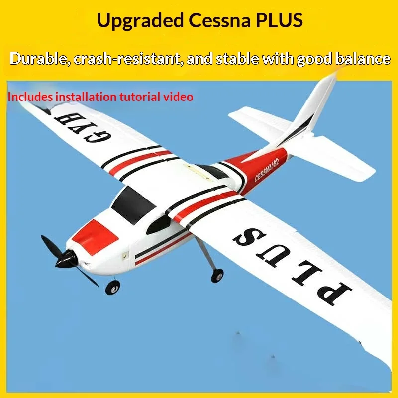 Novice Beginner Glider 182plus Model Fixed Wing Aircraft Trainer Practice Plane Airplane Remote Control