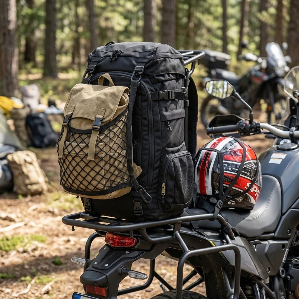 60/90CM 탄성 네트 플러스 백팩 메쉬 보관 가방은 - Motorcycle Gear Backpack 리뷰 및 가격