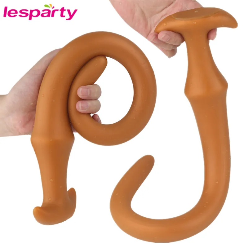 

Super Long Soft Huge Anal Plug Butt Plug Large Dildo Vagina Anus Stimulation Dilator Prostate Massage Anal Toy For Men Women