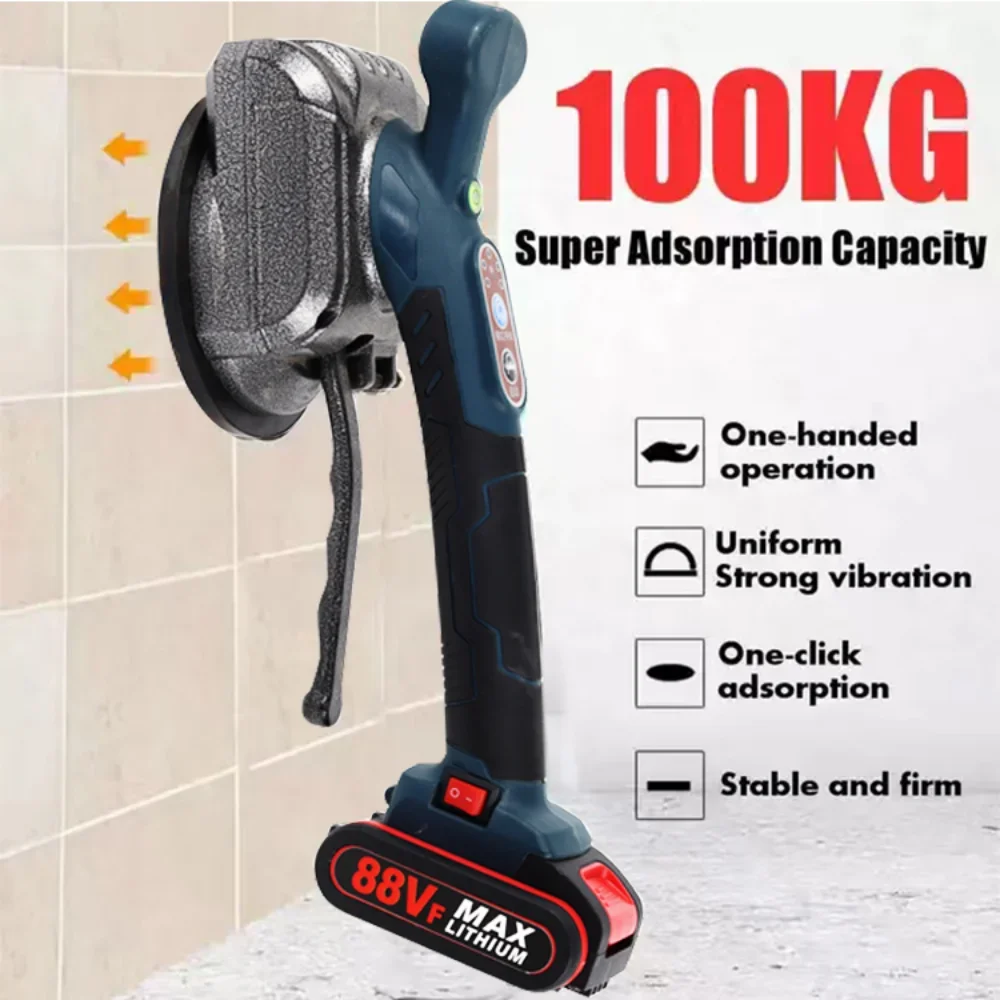 88VF Cordless Automatic Electric Tiling Machine 5 marce ricaricabile pavimento posa strumento di livellamento livellatore a bolle utensili elettrici