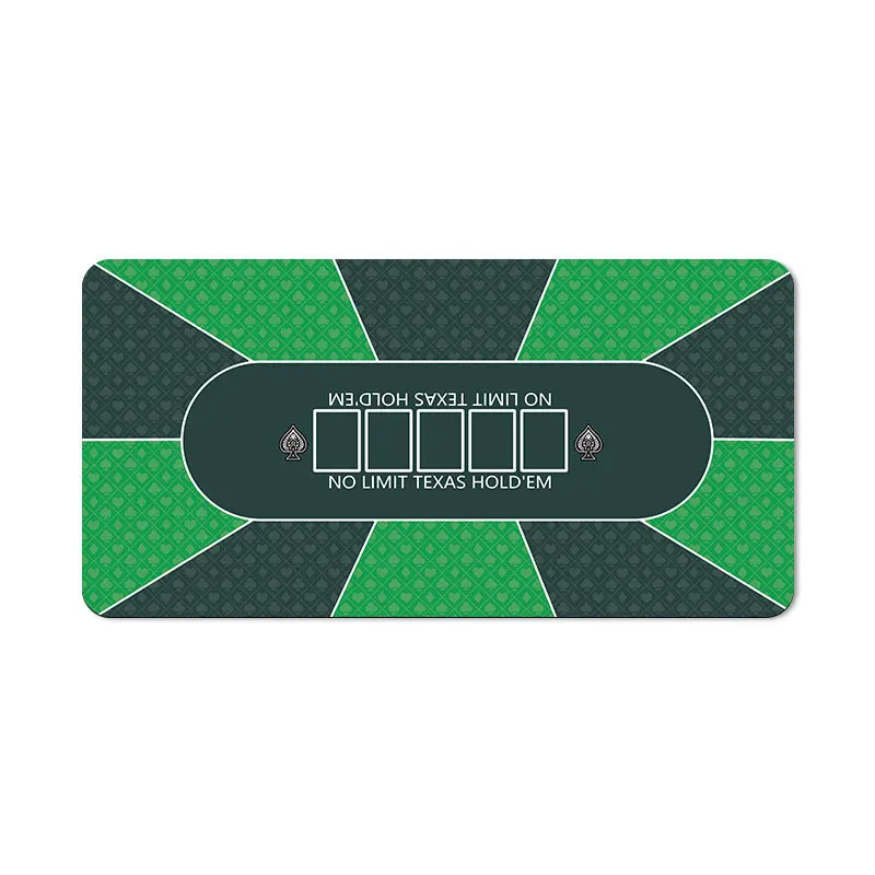 

Texas Hold'em Table Mat Rubber Pokers Tablecloth Casino Board Games Desk Mat Gaming Table Pokers Game Table Mat