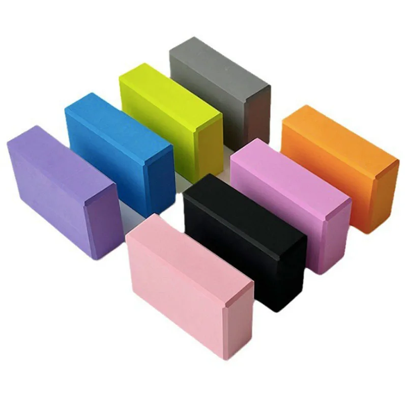 

Pilates Lightweight Odorless Laser Logo High Density EVA Foam Yoga Blocks